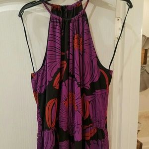 Trina Turk silk maxi dress. Size 4